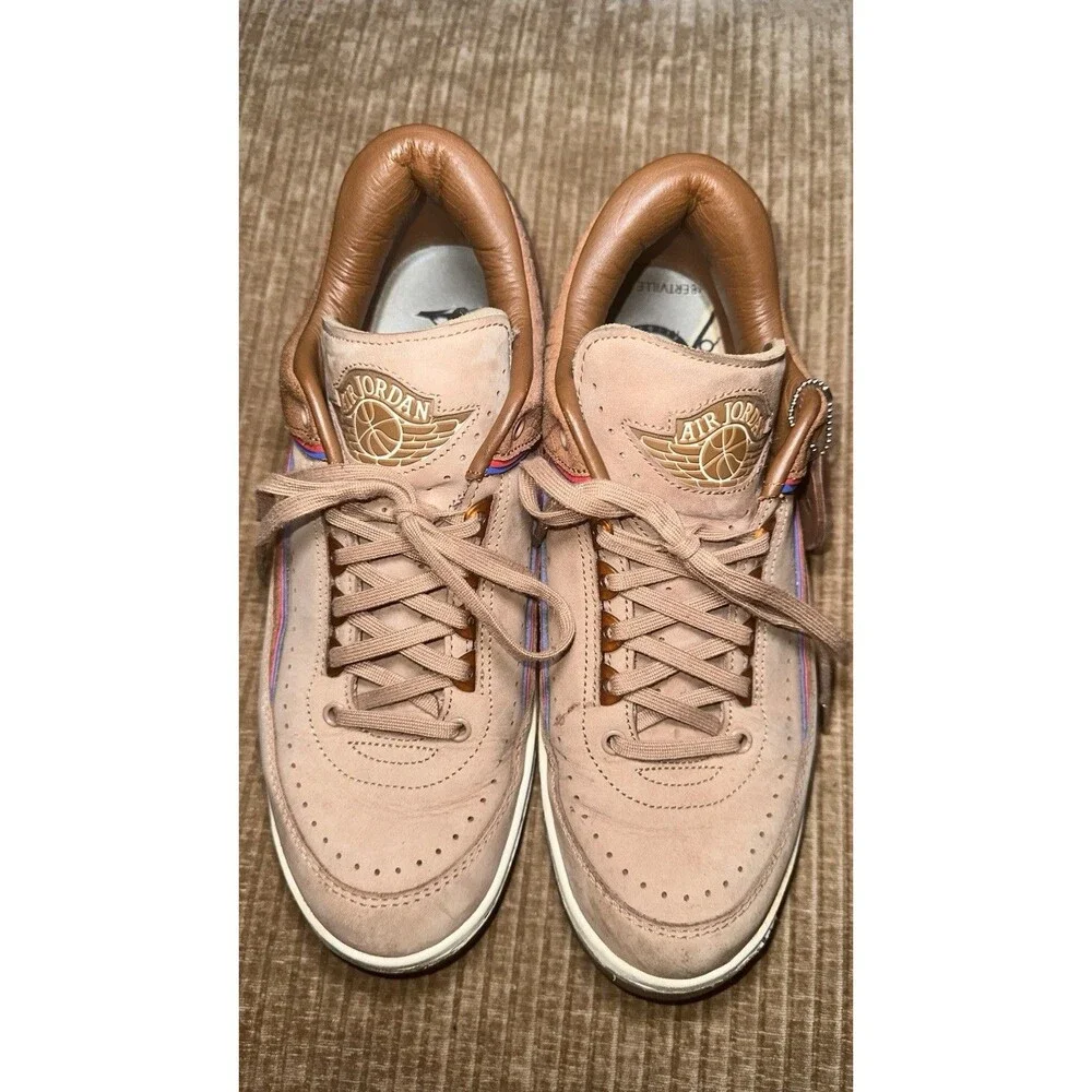 Nike Air Jordan 2 Retro Low Brown Leather Two 18 Mens Sz 11 NO BOX